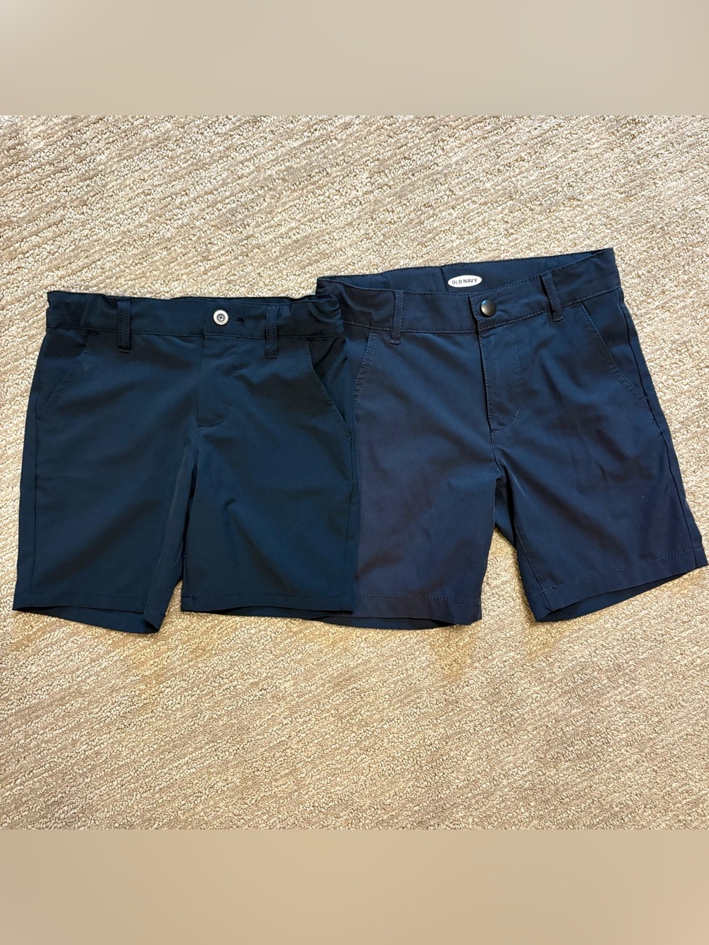 Bundle of 2! Boys Navy Blue Sport Golf Shorts sz 5/6